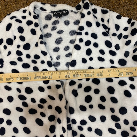 Eilly Bazar brand bathrobe / Cruella De Ville costume size XS - Picture 6 of 6